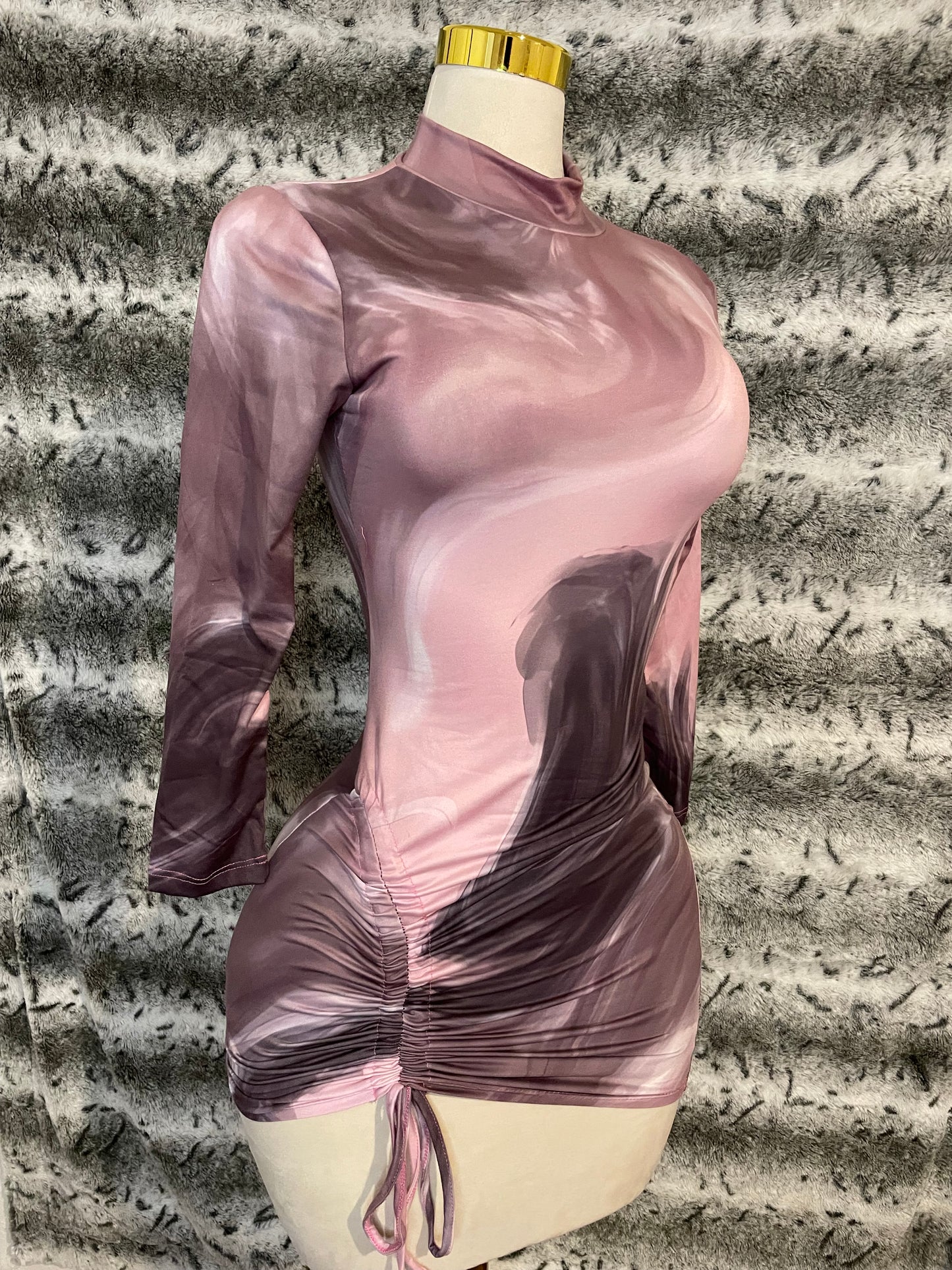 Purple Marble Dress