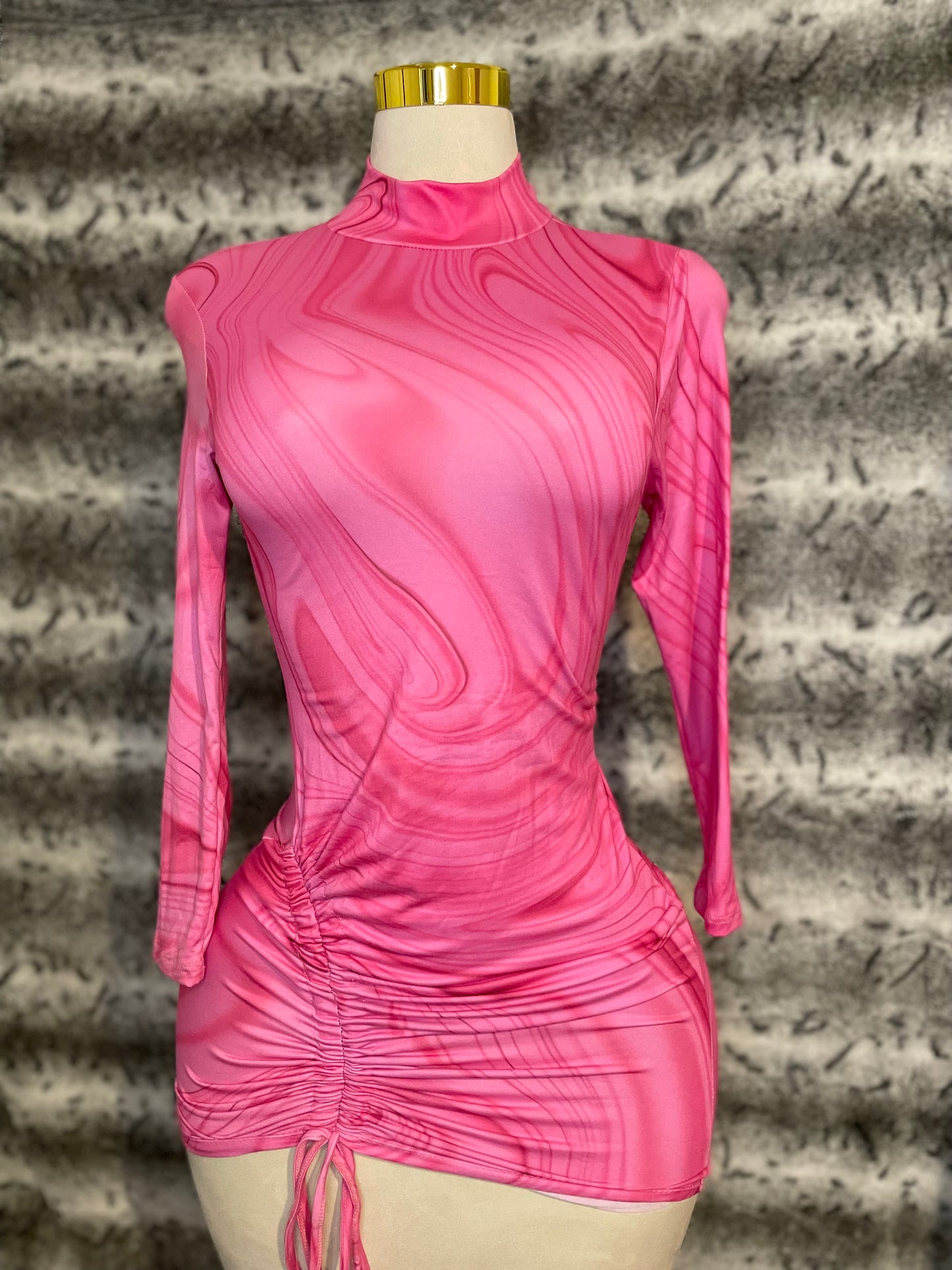 Pink Marble Dress