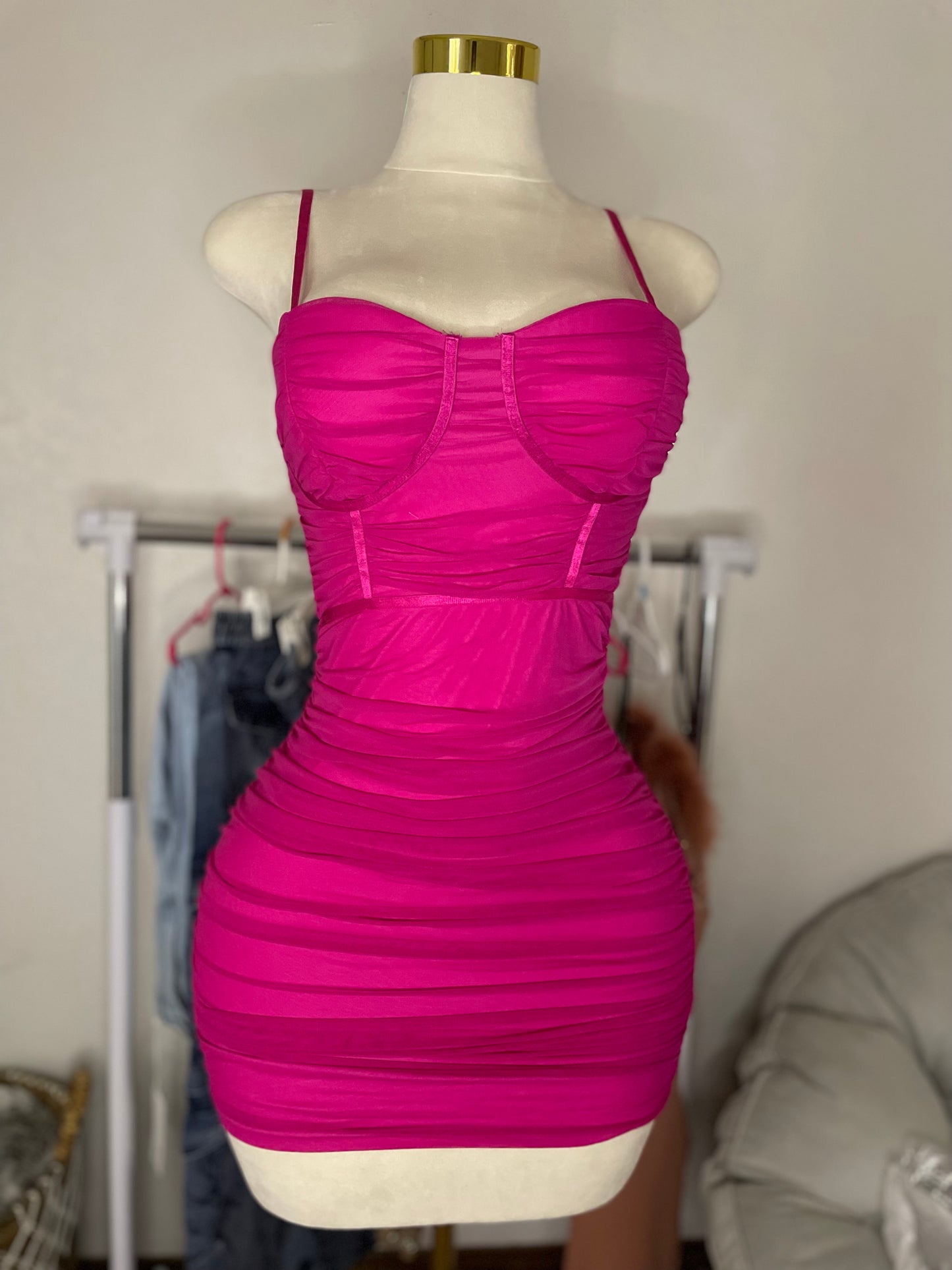 Hot Pink Dress