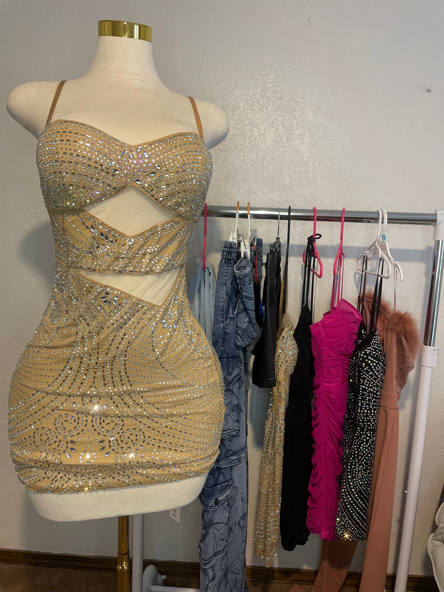 Rhinestone Dress