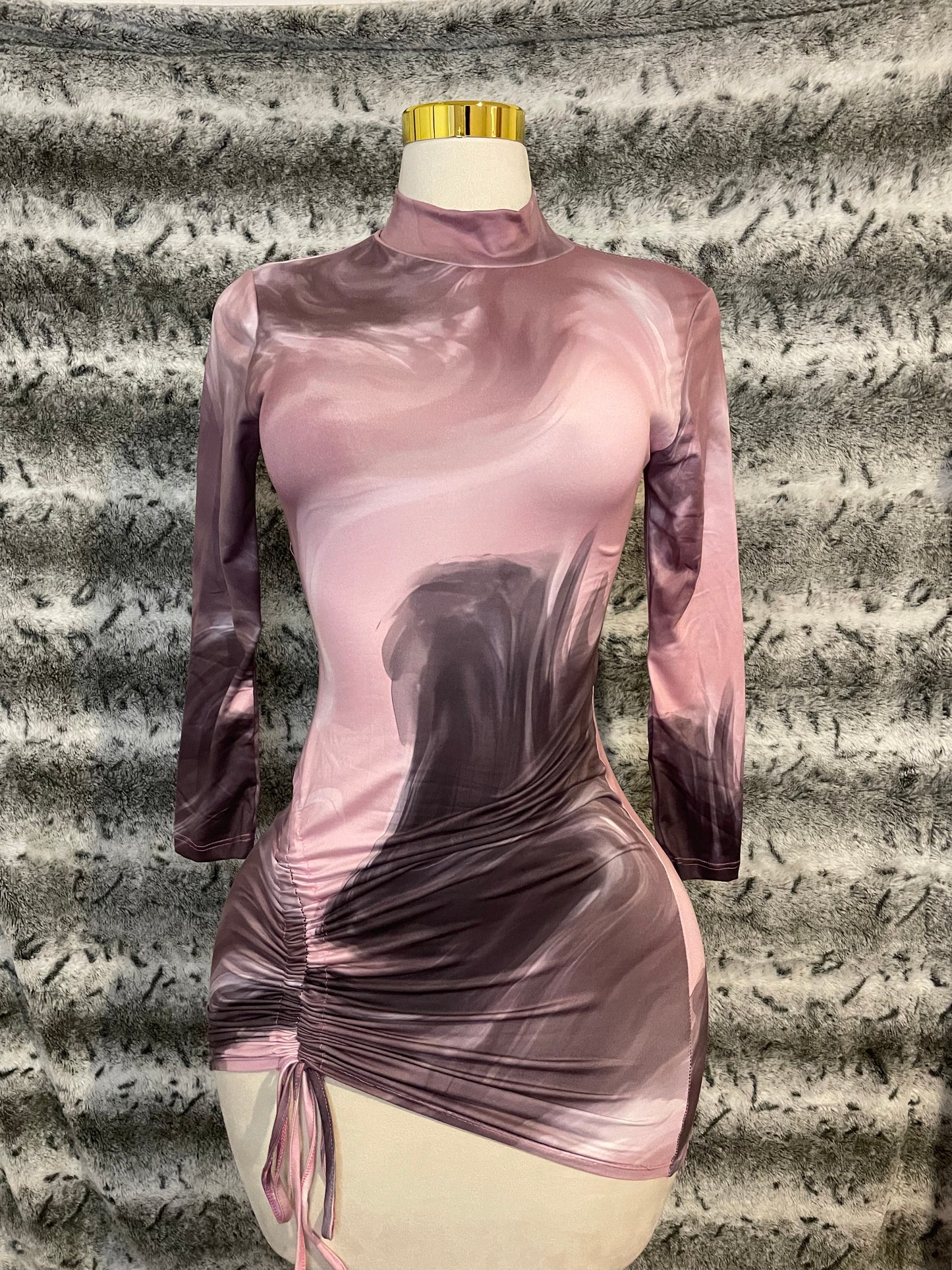 Purple Marble Dress