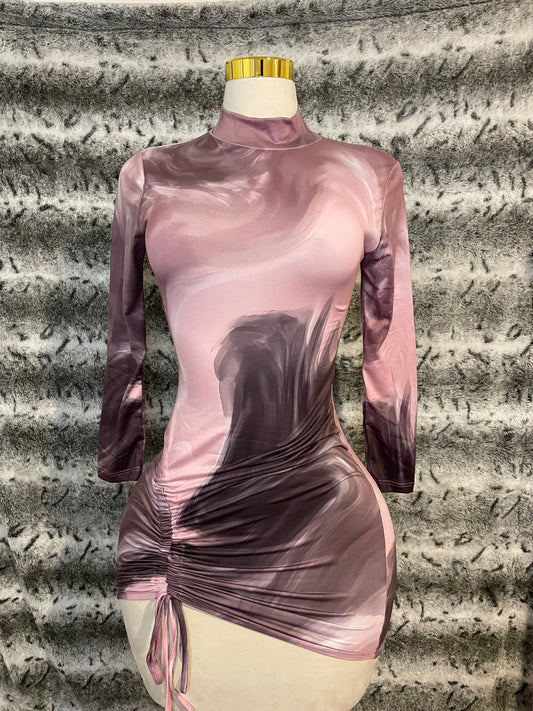 Purple Marble Dress